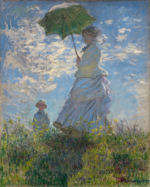 Mulher com sombrinha - Monet